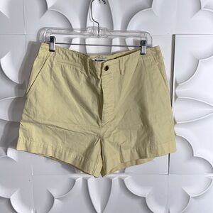 NEW RE/Done 90s buttercream high rise cotton shorts sz 29.   (89)